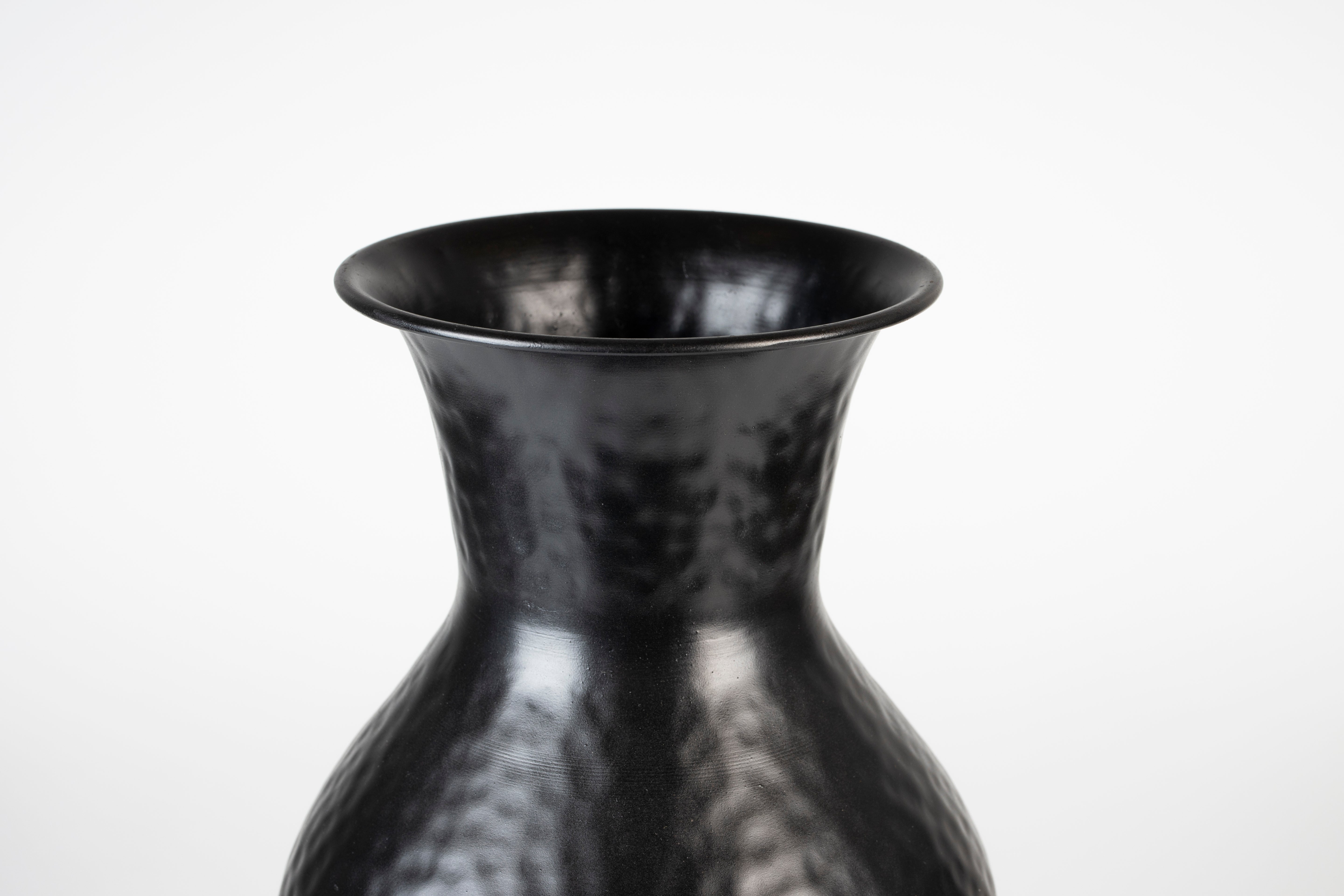 Vase DUNJA schwarz
