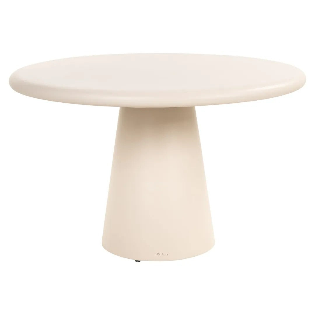 Runder Gartentisch URBAN BLOOM sandfarben