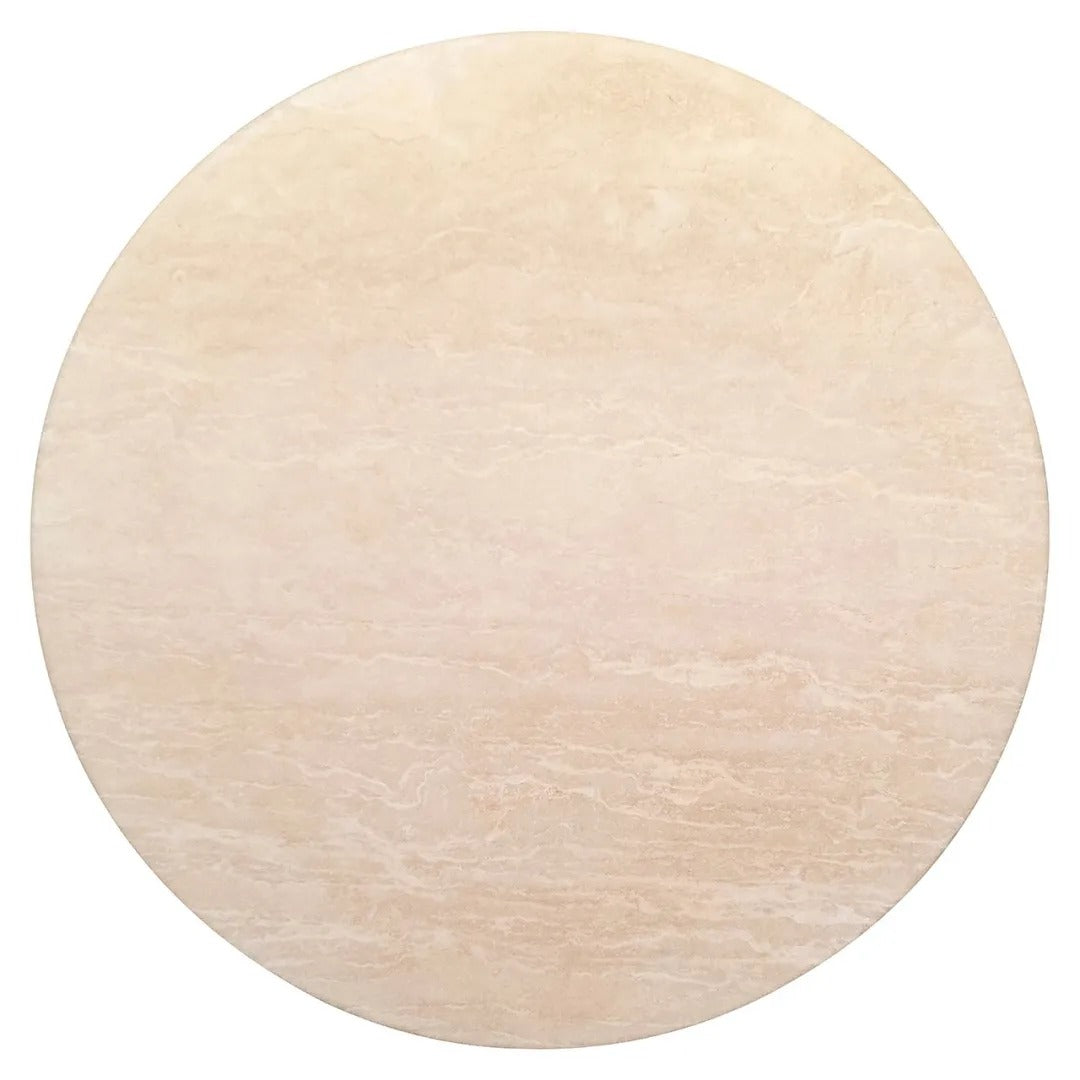 Runder Tisch RENAISSANCE beige Travertin