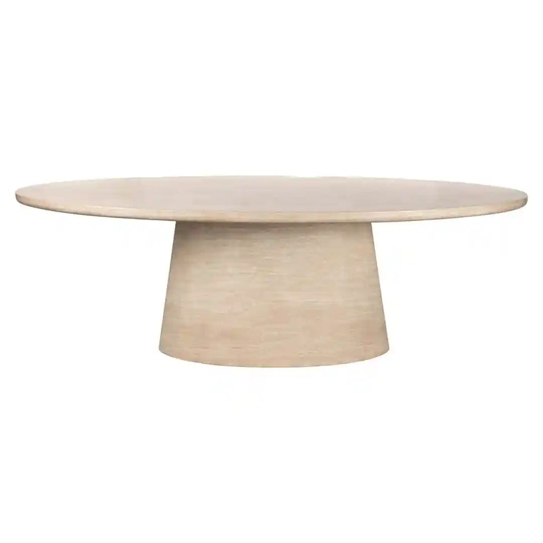 Ovaler Tisch FICTUS beige