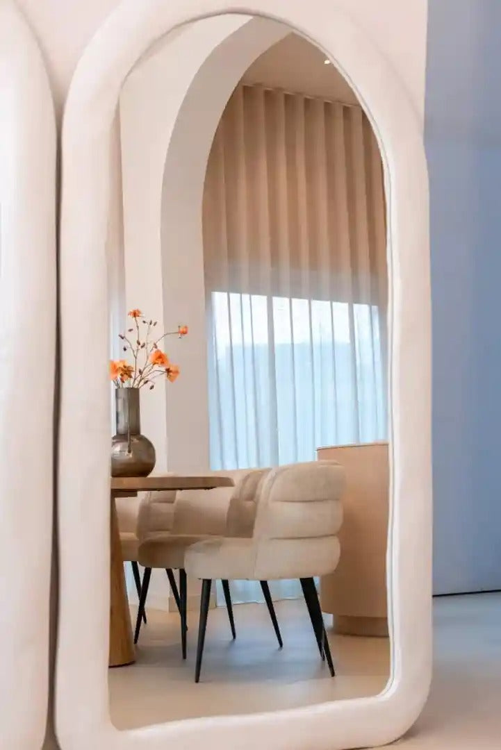 Ovaler Tisch FICTUS beige
