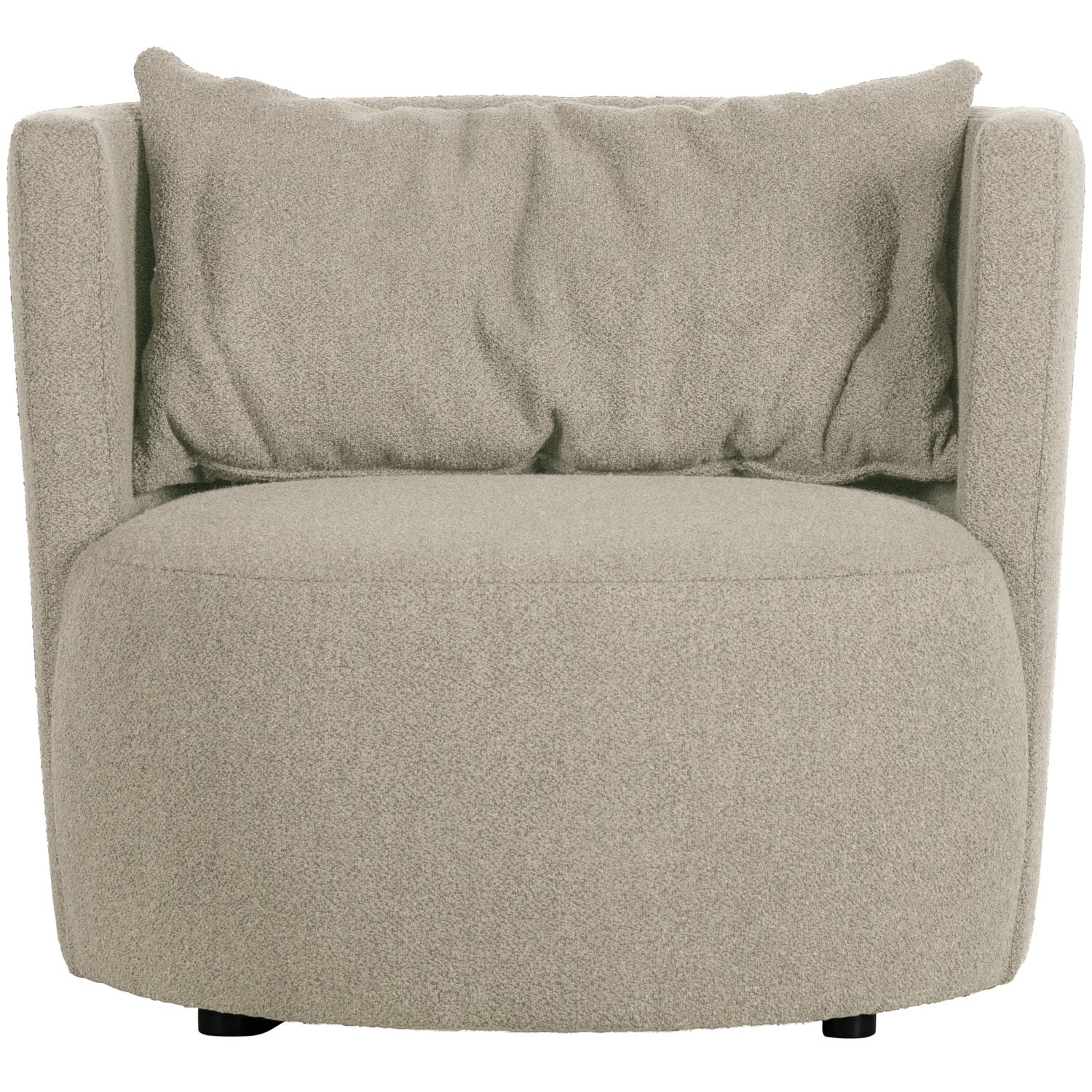 Beige Bouclé Explore Armchair