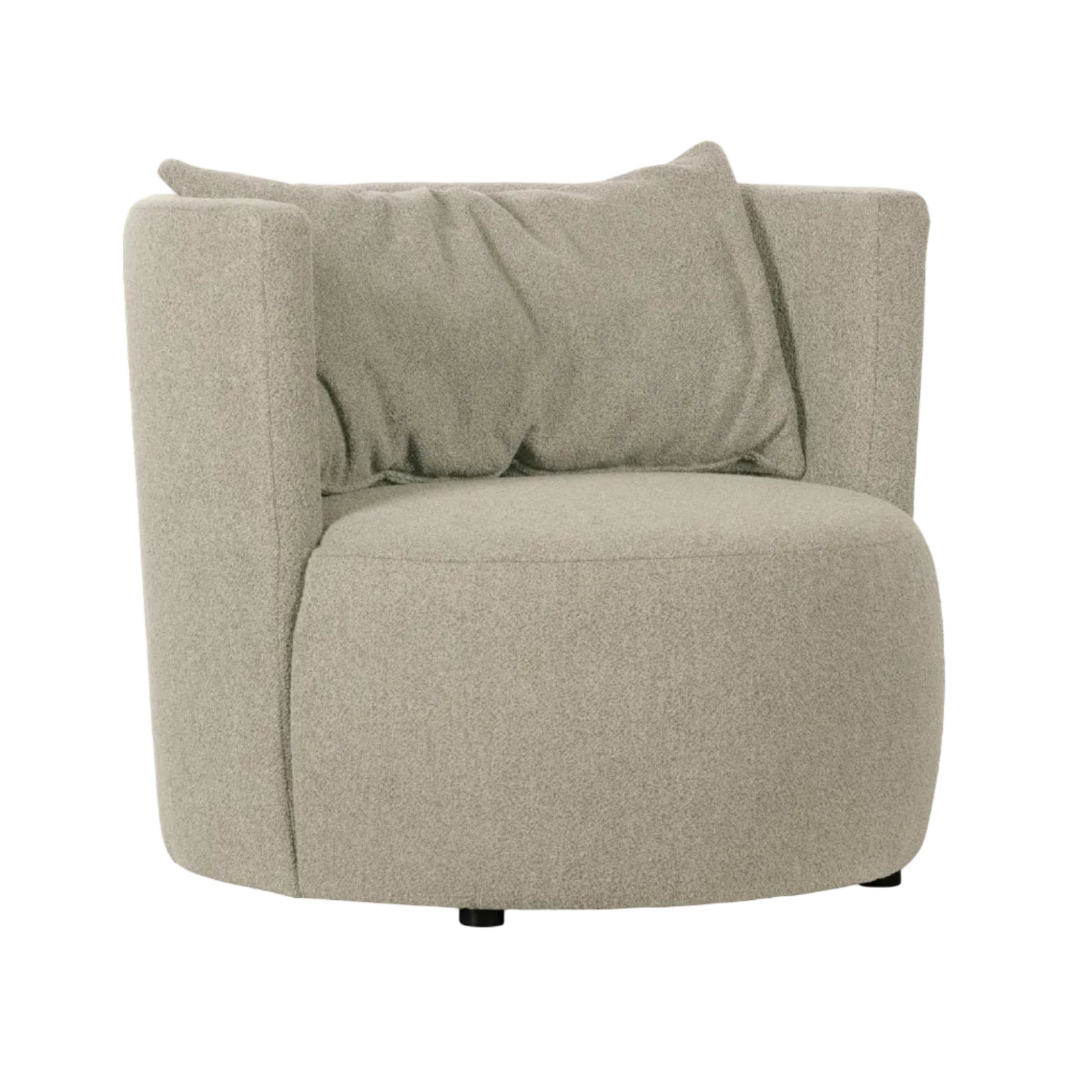 Beige Bouclé Explore Armchair