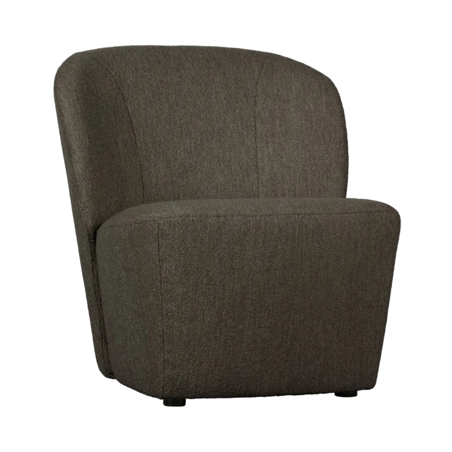 LOFTY Armchair in Brown Bouclé