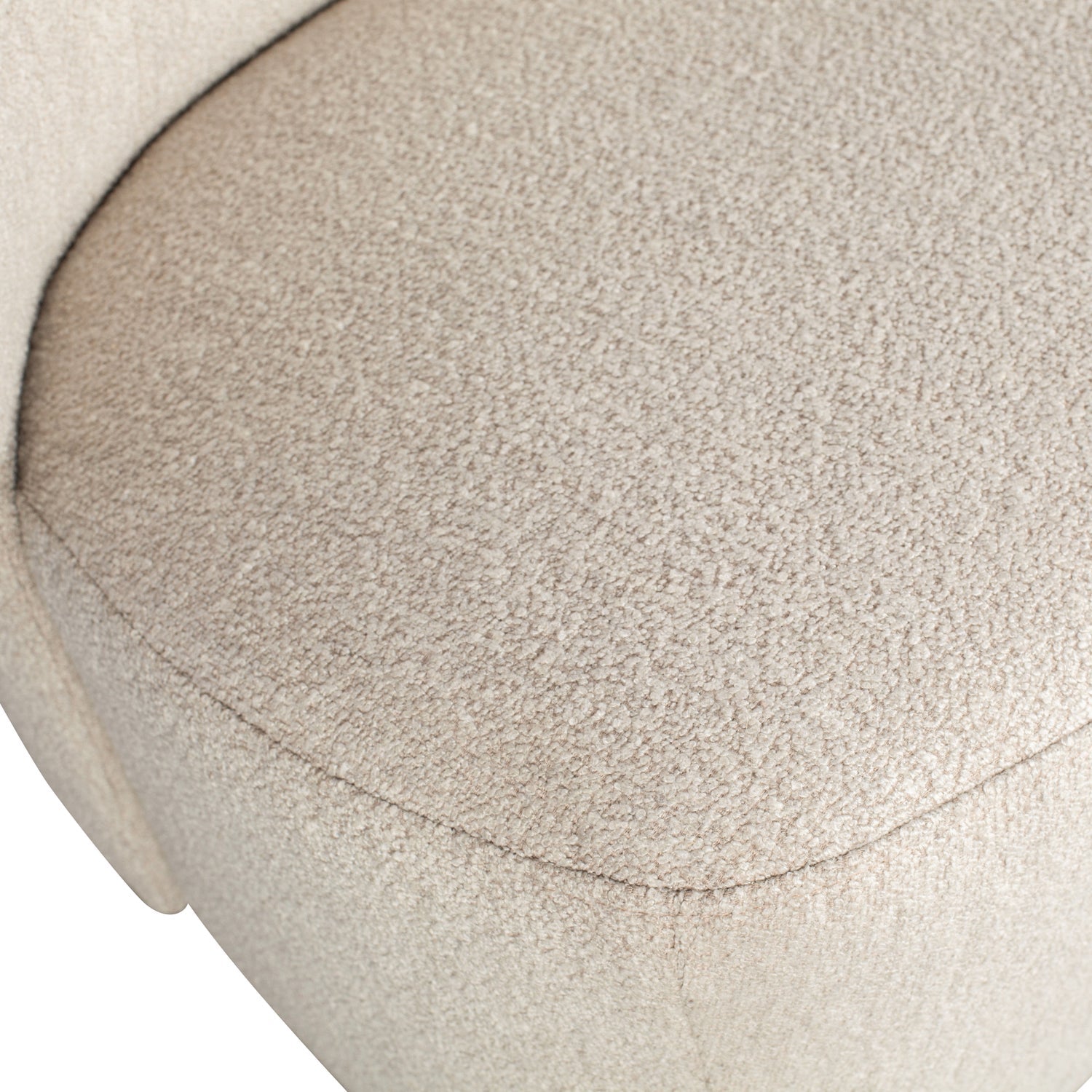 LOFTY Armchair in Beige Bouclé