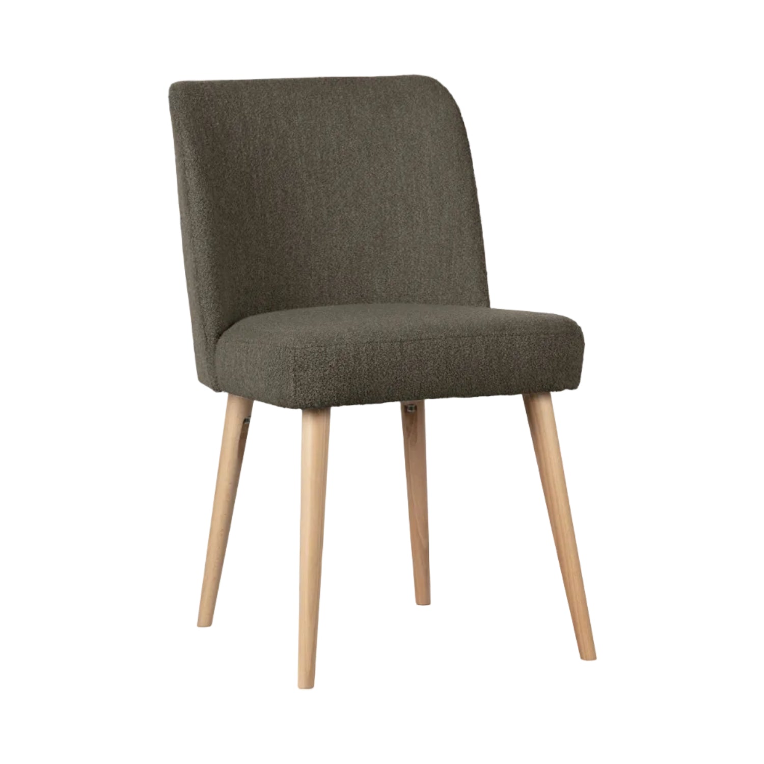 FORCE Chair brown bouclé