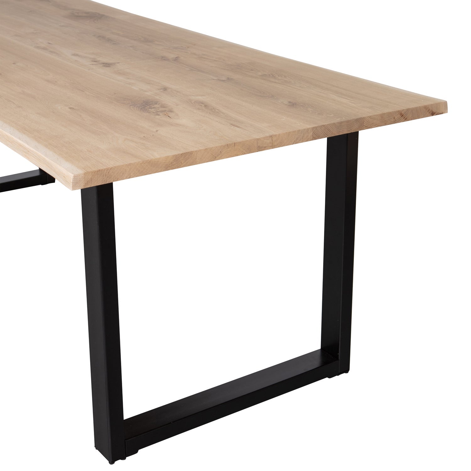 Tablo -Baumtisch mit einer schwarzen Basis in Form