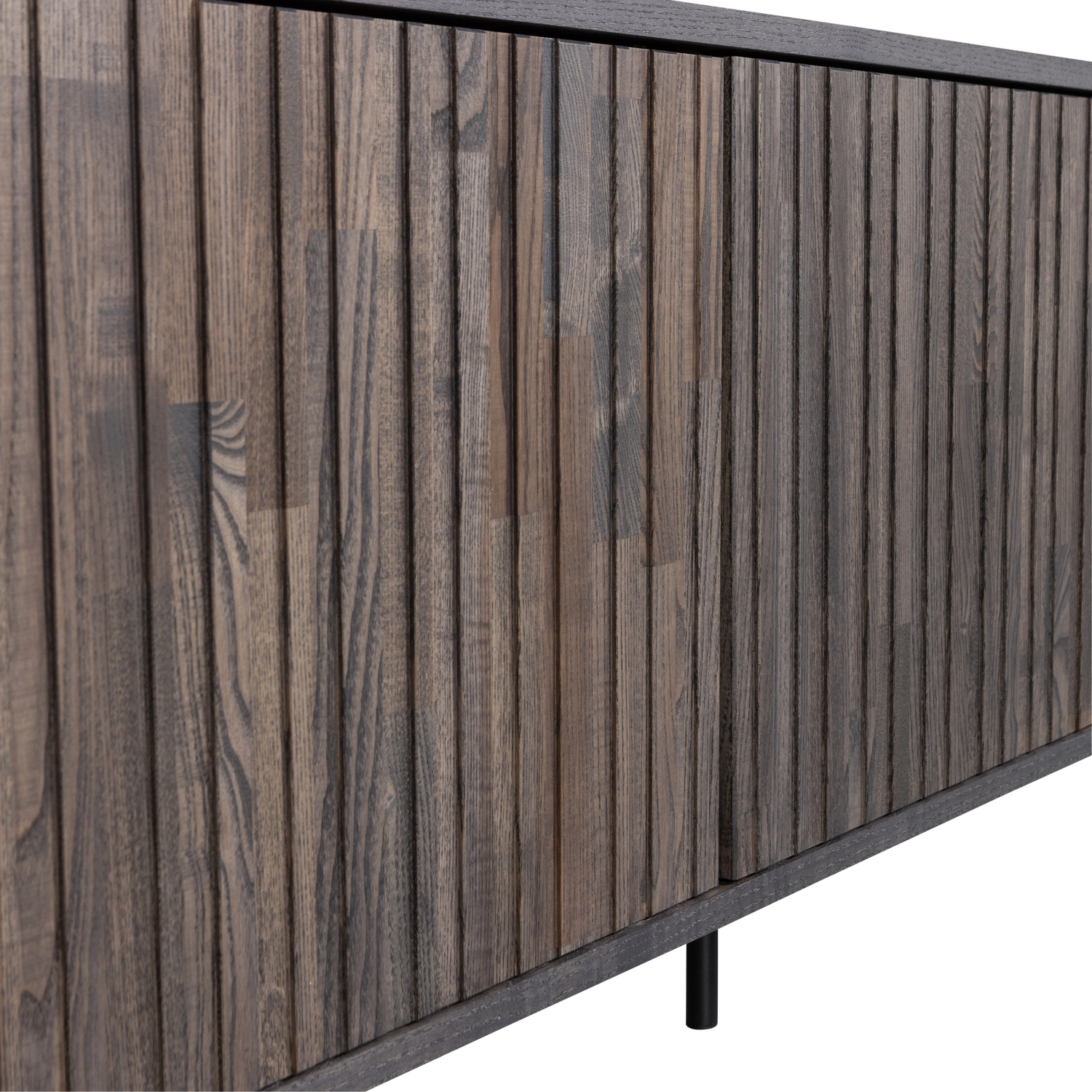 RTV-Sideboard NEW GRAVURE dunkelbraun Eschenfurnier