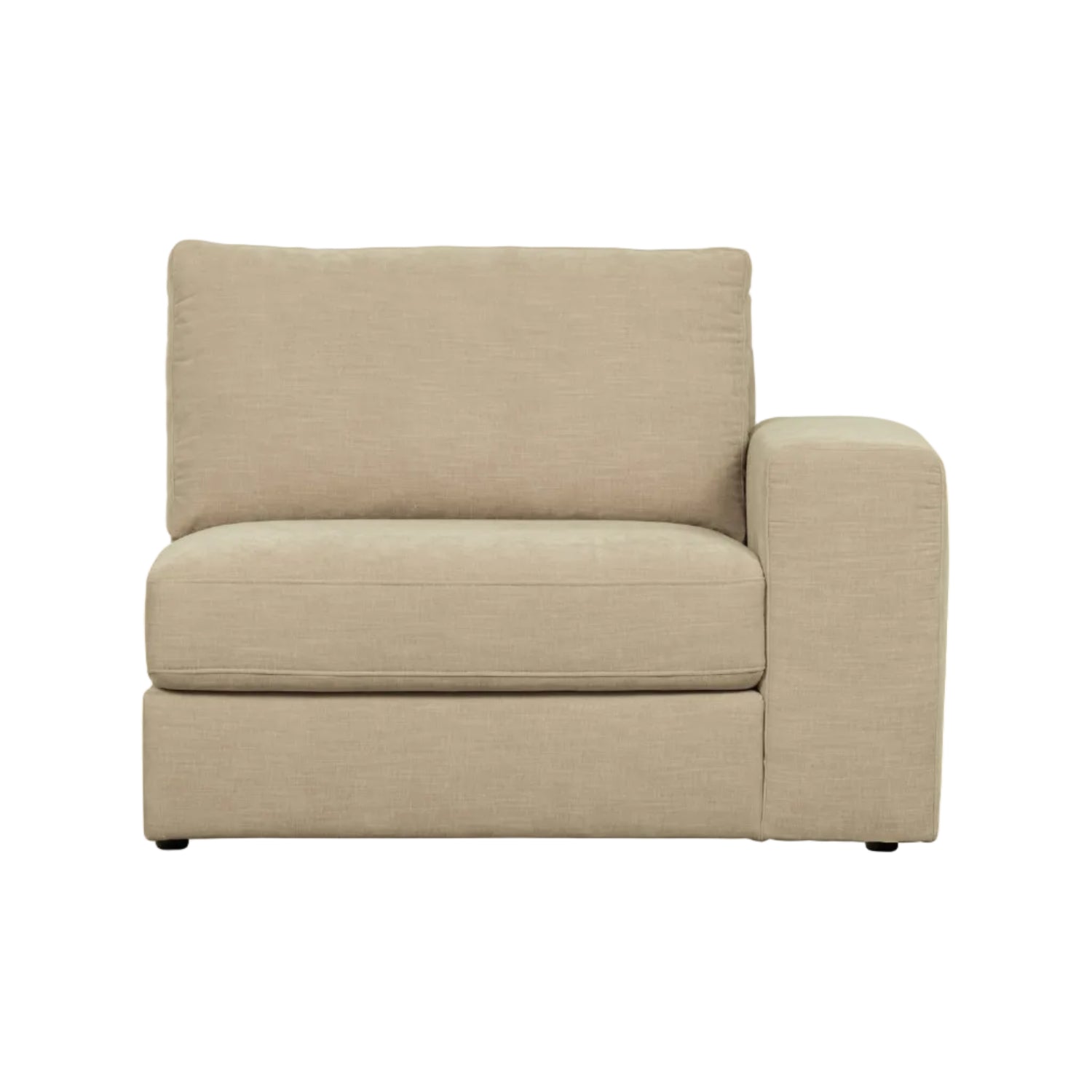 Sofa FAMILY - right-side end element in sand