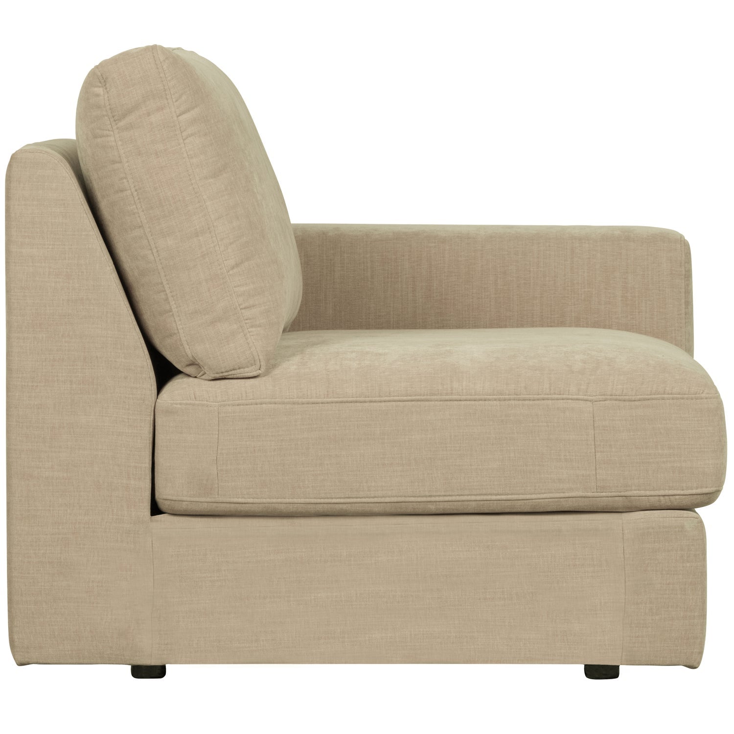 Sofa FAMILY - right-side end element in sand