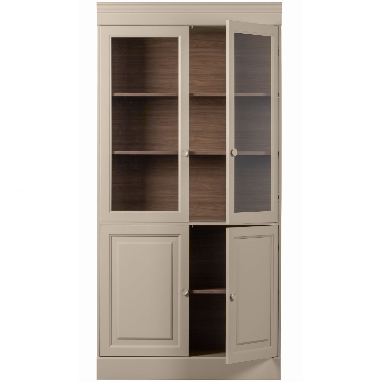 CHOW Display Cabinet in Gray Beige