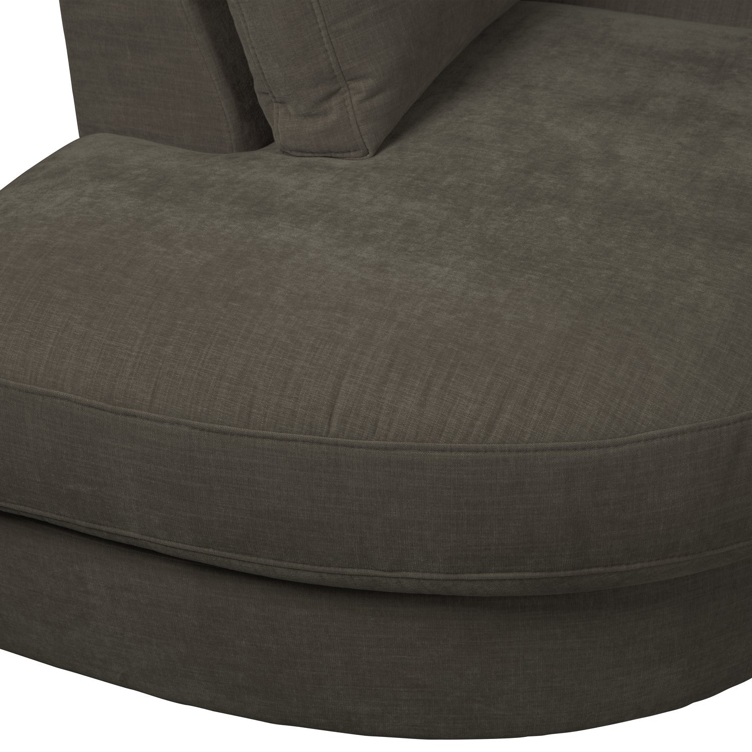 Sofa FAMILY - open left element in anthracite [Amelia]