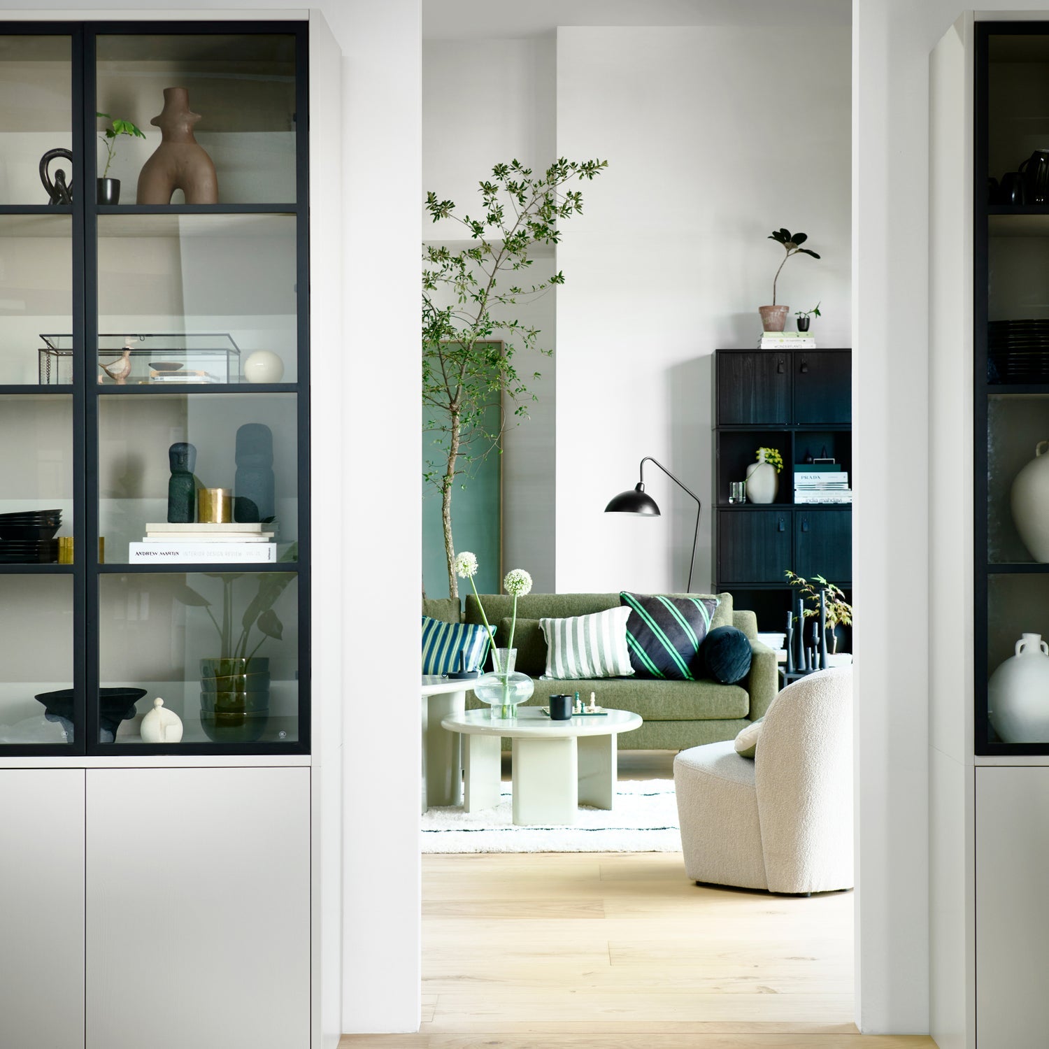 BASIC Display Cabinet Gray
