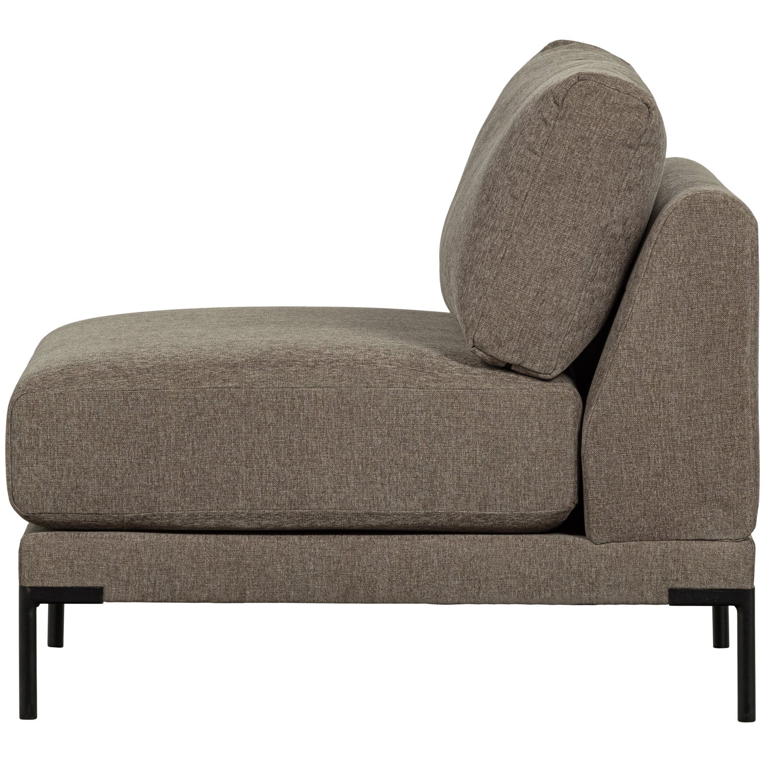 Armchair / module COUPLE taupe [Amelia]