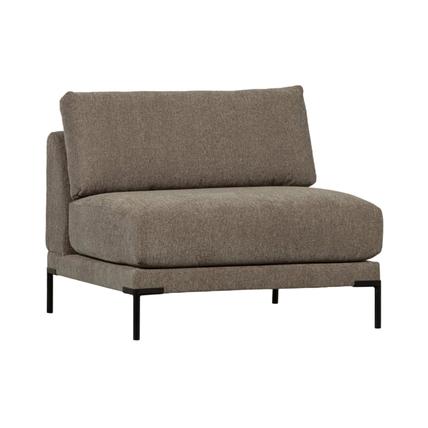 Armchair / module COUPLE taupe [Amelia]