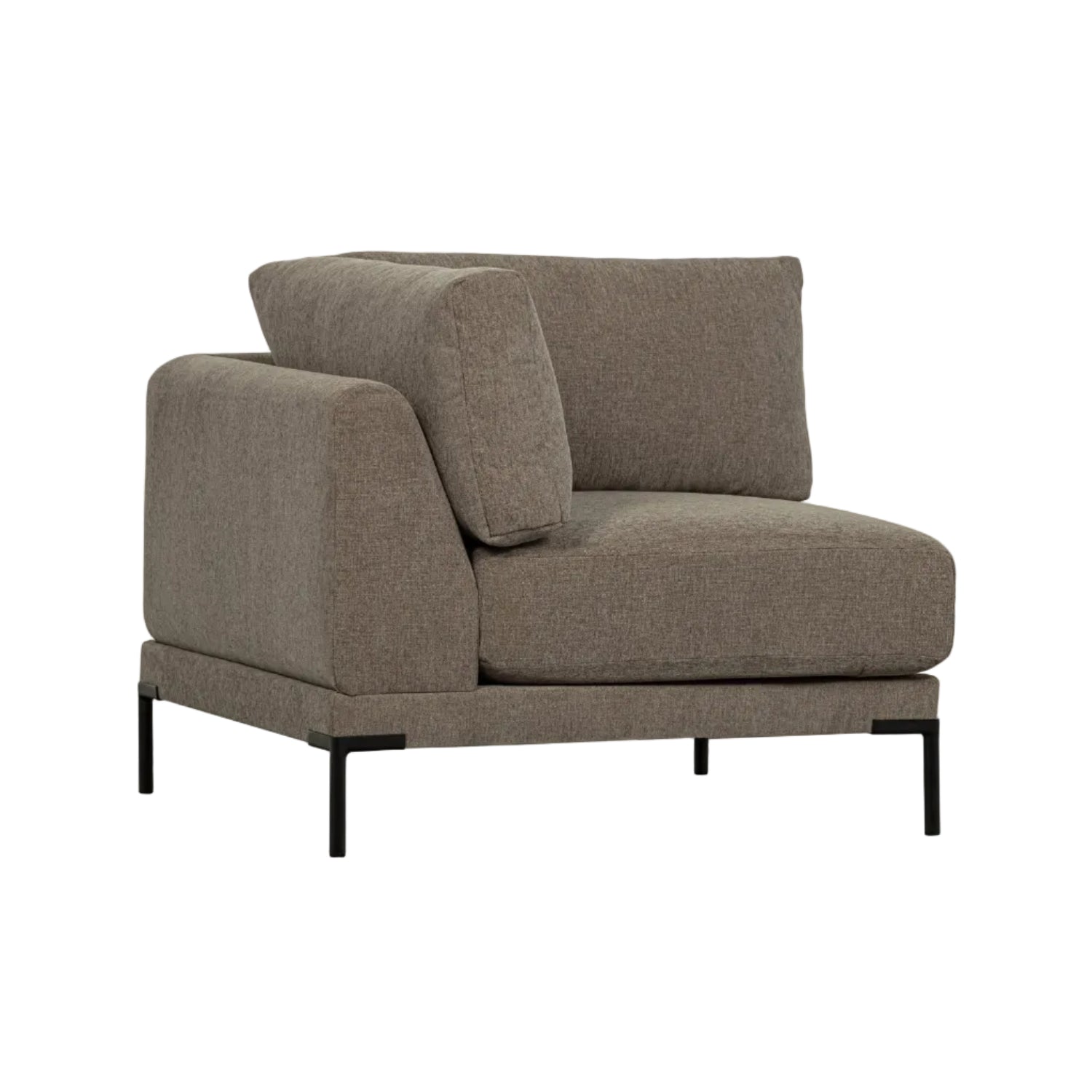 Sofa COUPLE - Eckmodul taupe