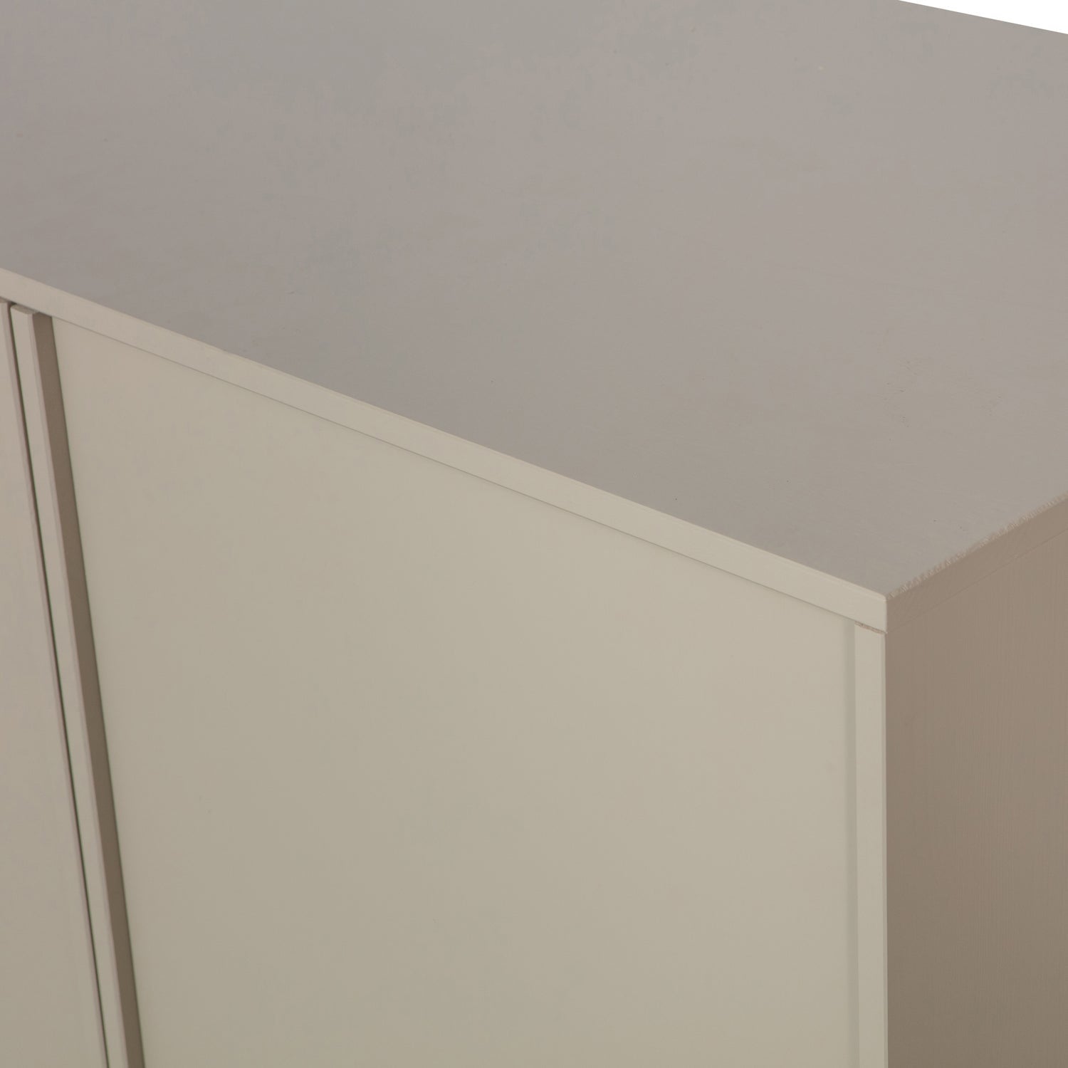 2-Door Cabinet DAILY Gray Beige [Amelia]