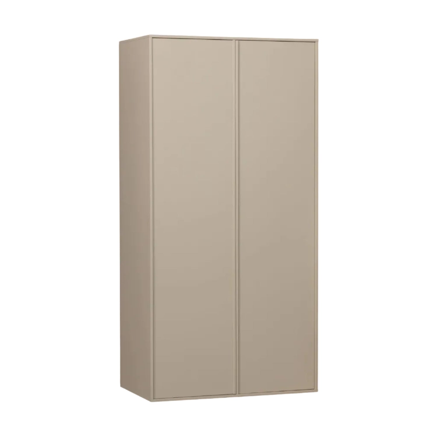 2-Door Wardrobe DAILY Gray Beige [Amelia]