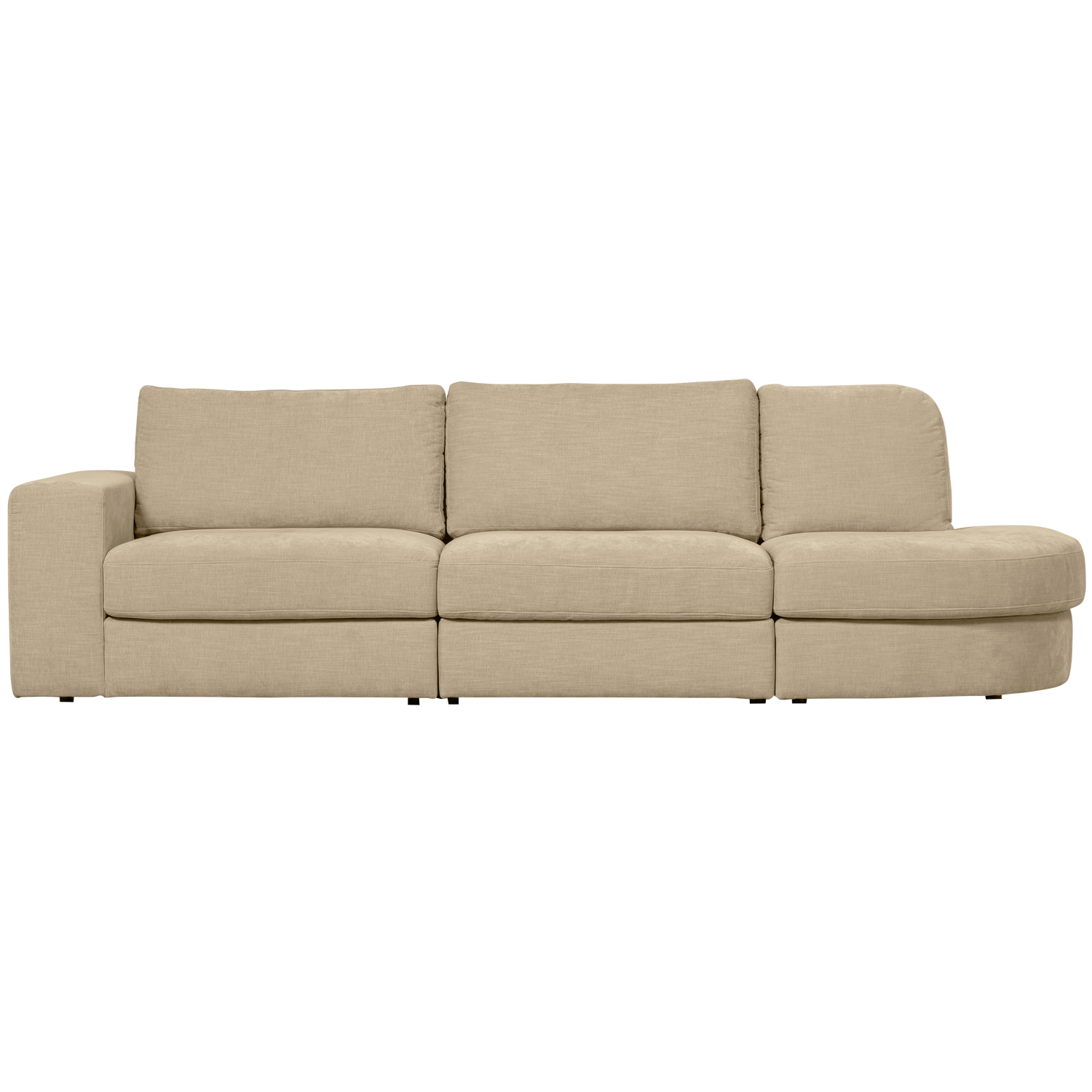FAMILY right-facing open sofa in sand