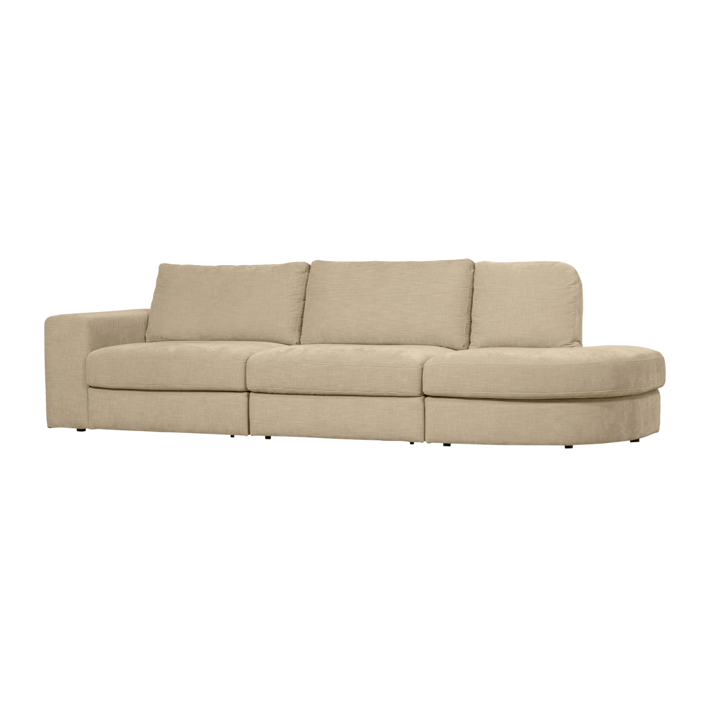 FAMILY right-facing open sofa in sand