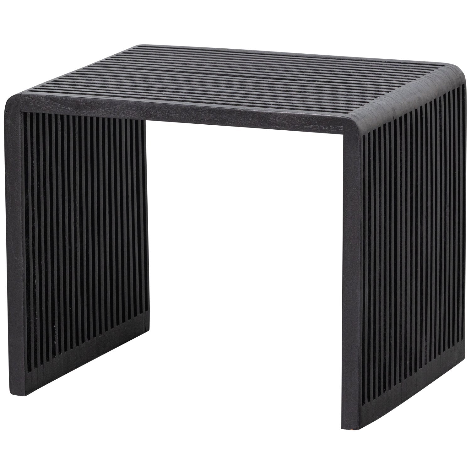Willa Tischset Schwarzes recyceltes Holz