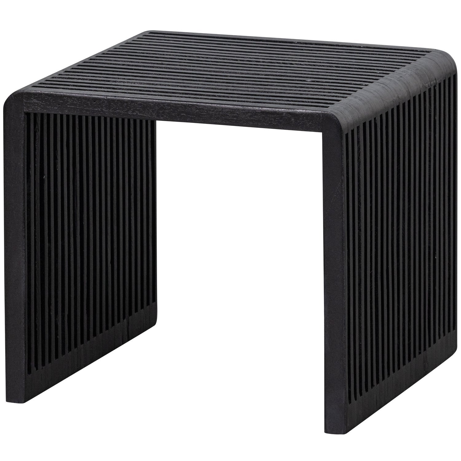 Willa Tischset Schwarzes recyceltes Holz