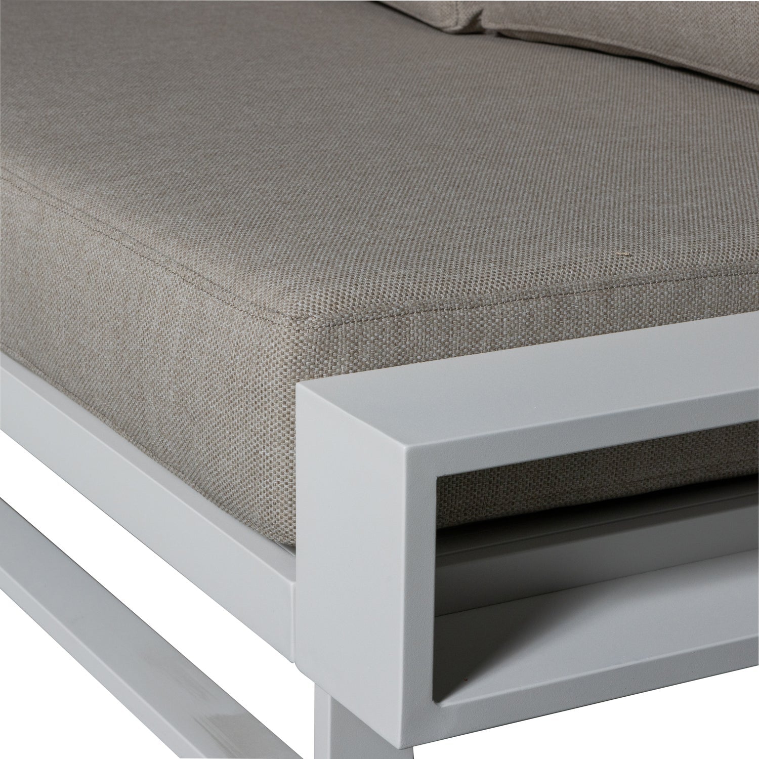 Flint weiß mit Beige
