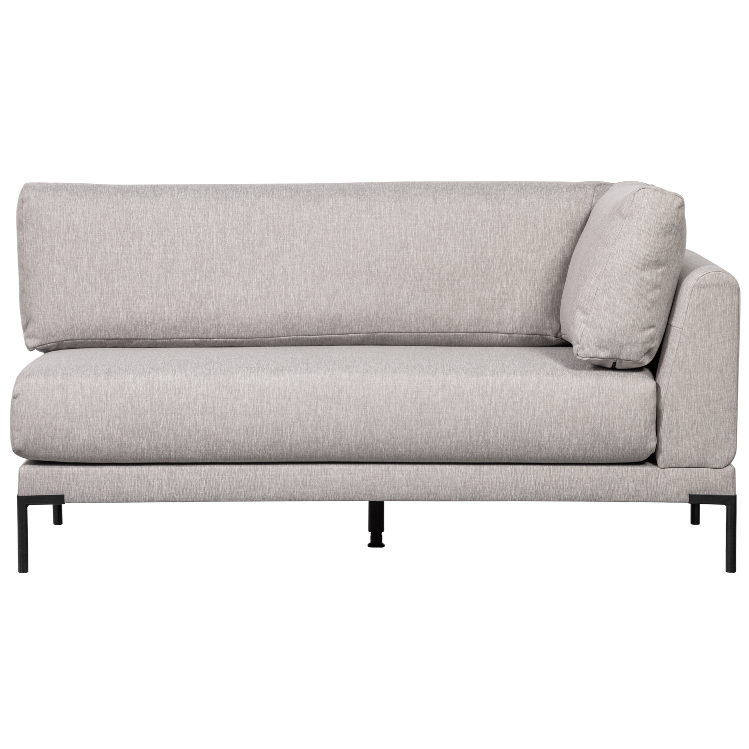 Left-sided Settee COUPLE DINING BENCH light gray