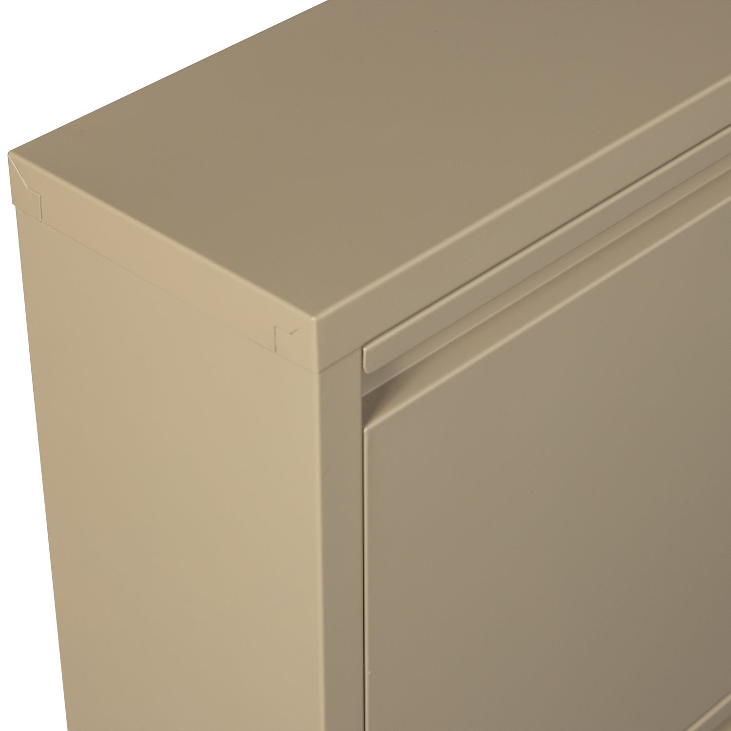 Sabine 3-Kompartentschuhschrank Metall Sand