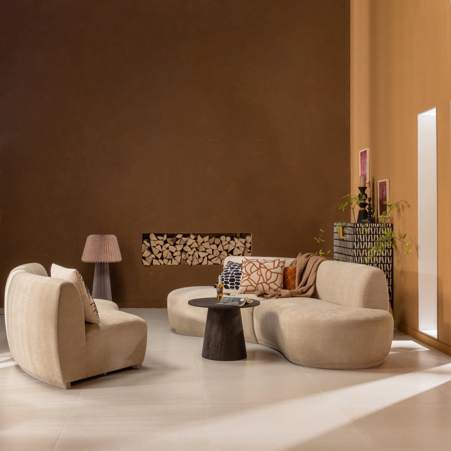 Maan brown coffee table