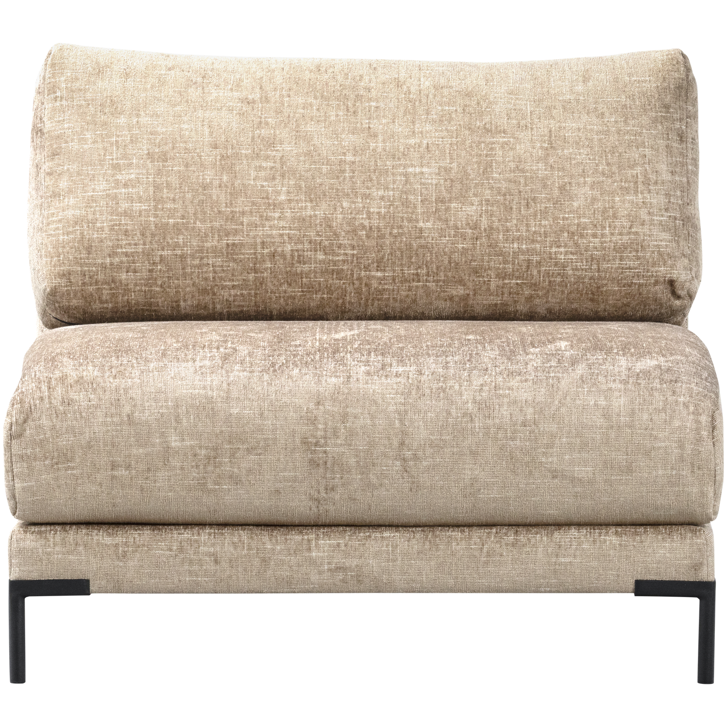 Armchair / module COUPLE beige mélange [Amelia]