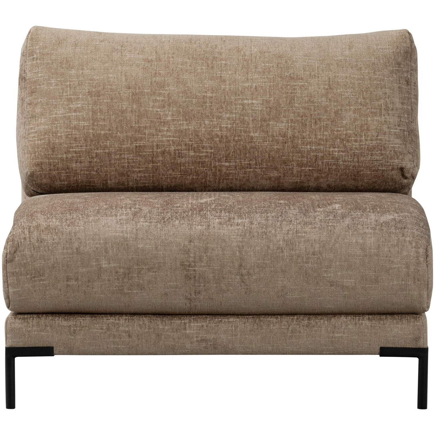 Chair / module COUPLE brown mélange [Amelia]