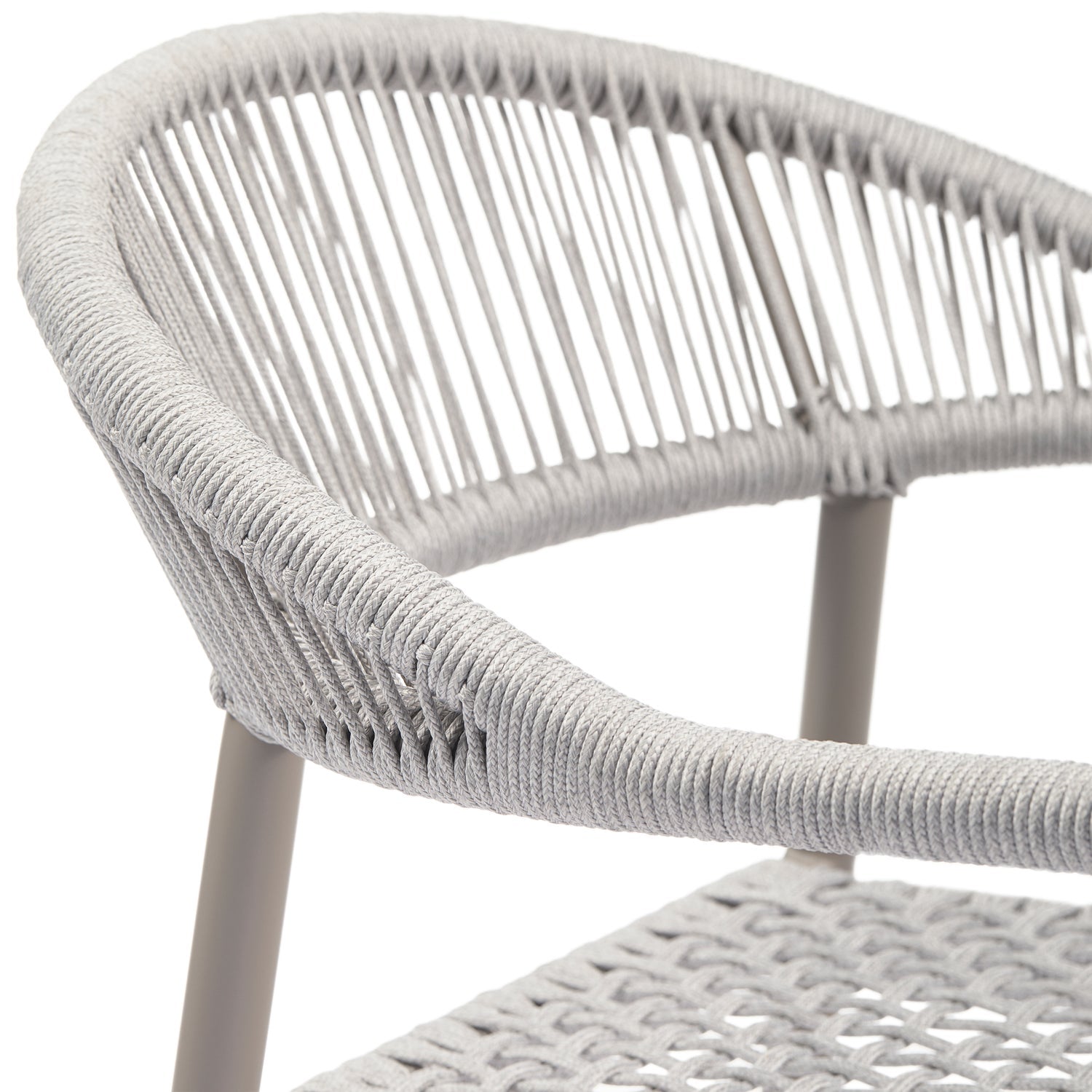 YELLOW light gray garden chair set