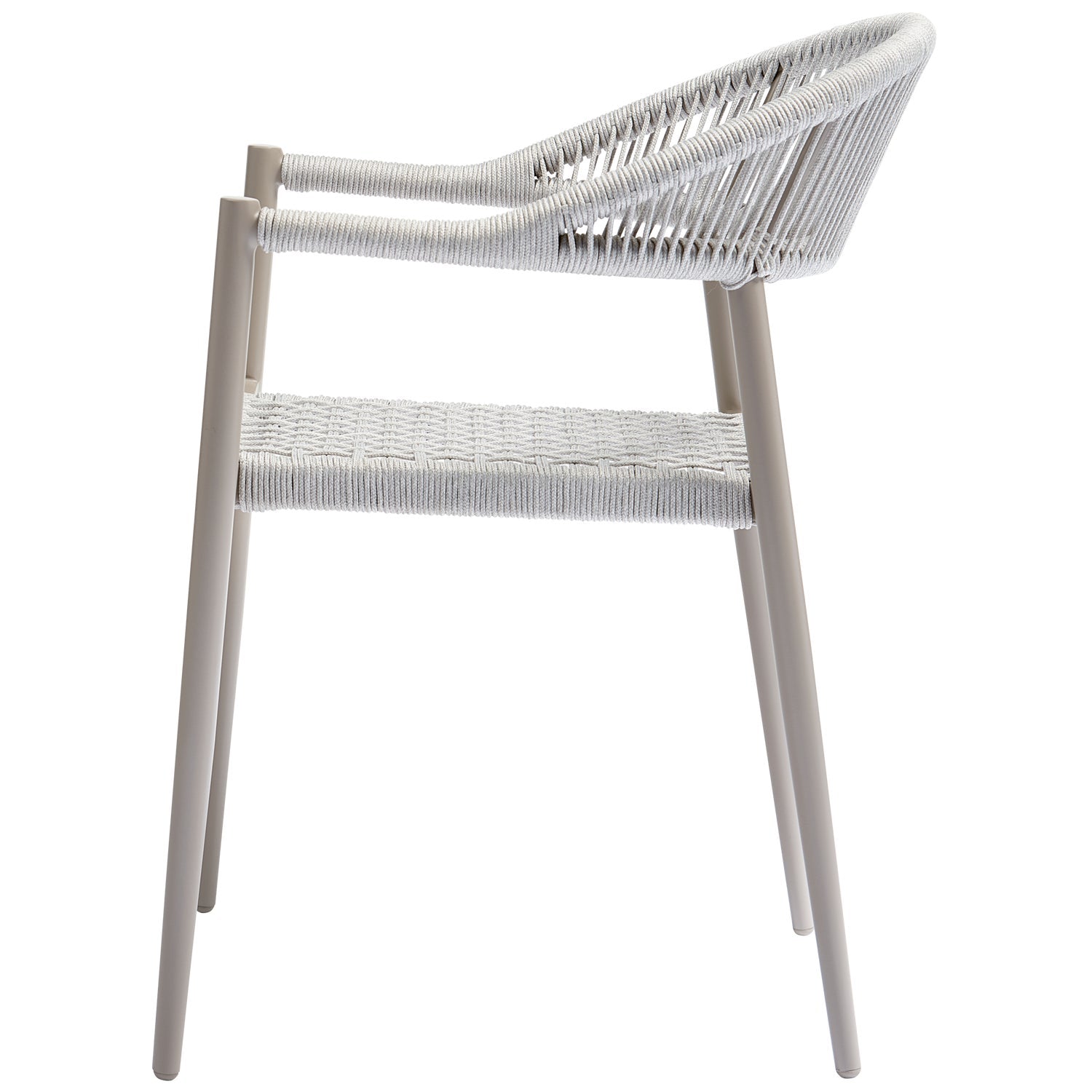 YELLOW light gray garden chair set