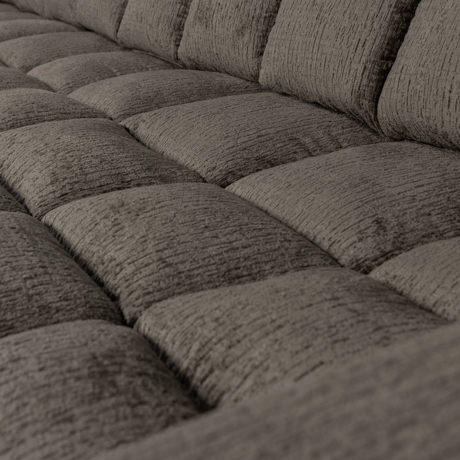 Left-sided Corner Sofa SECOND DATE - MOUNTAIN velvet