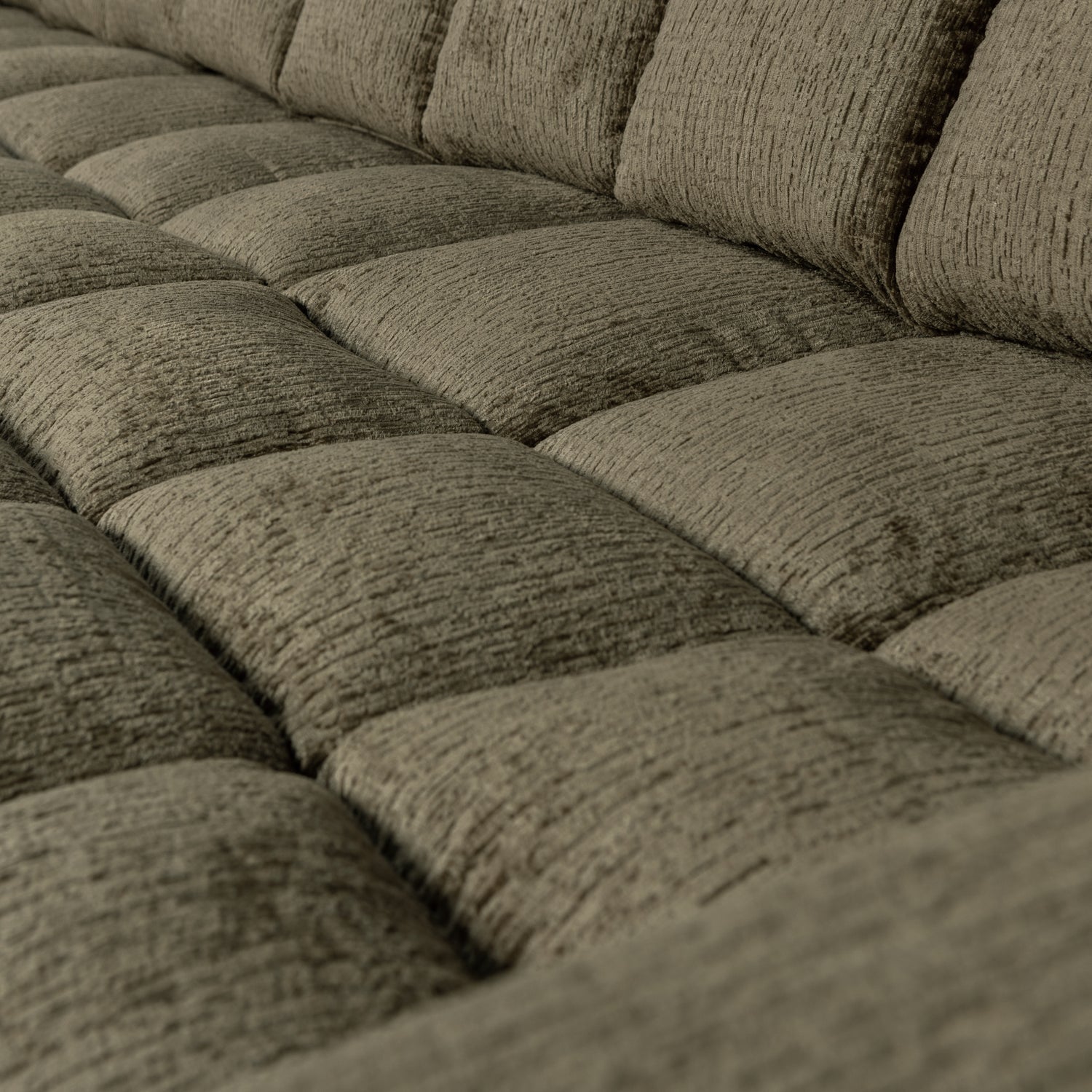 Left-sided Corner Sofa SECOND DATE - BONSAI Velvet