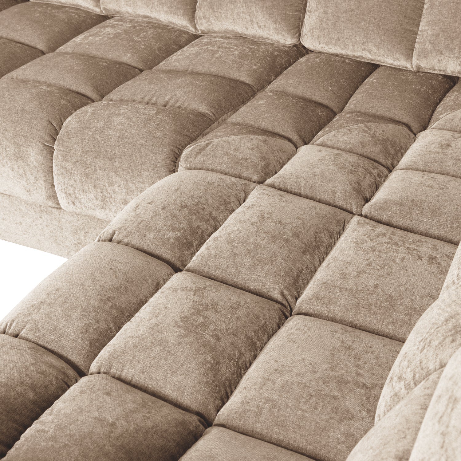 Sofa mit rechter Ecke SECOND DATE beige