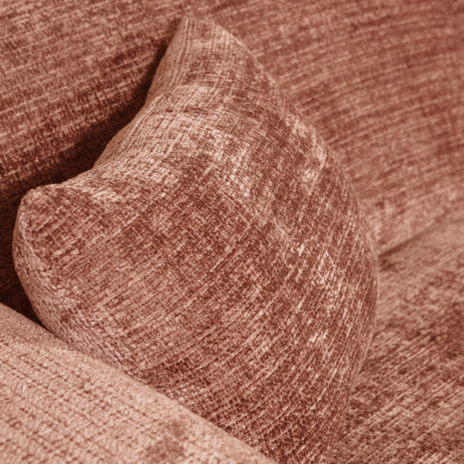 Modularer rechteckiger CLOUD Ecksofa in Terrakotta