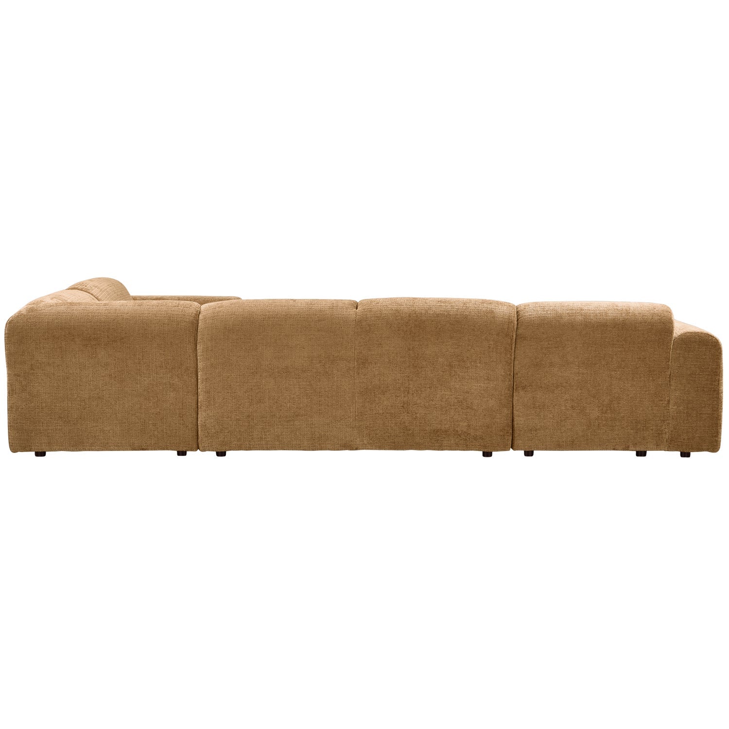Panorama-Ecksofa rechts CLOUD honigfarben