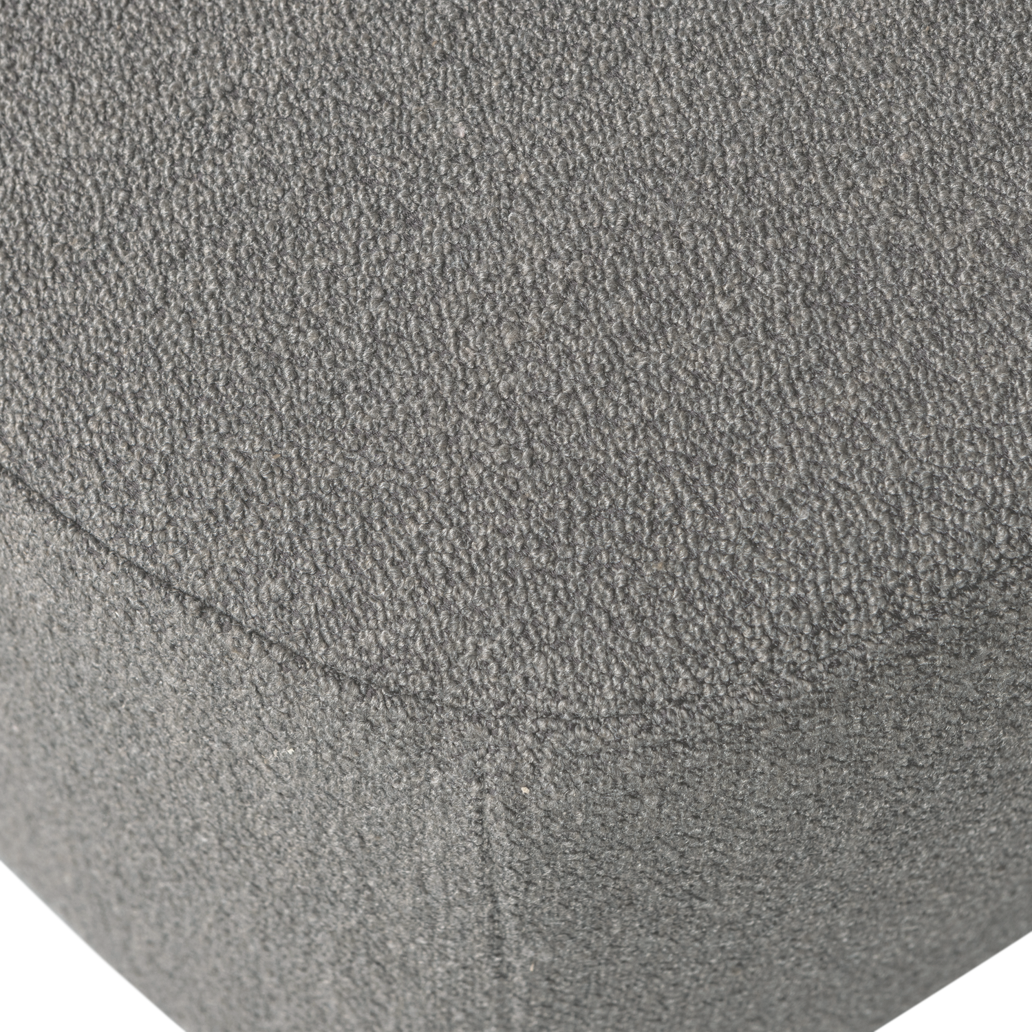 Puff LOFTY grauer Bouclé