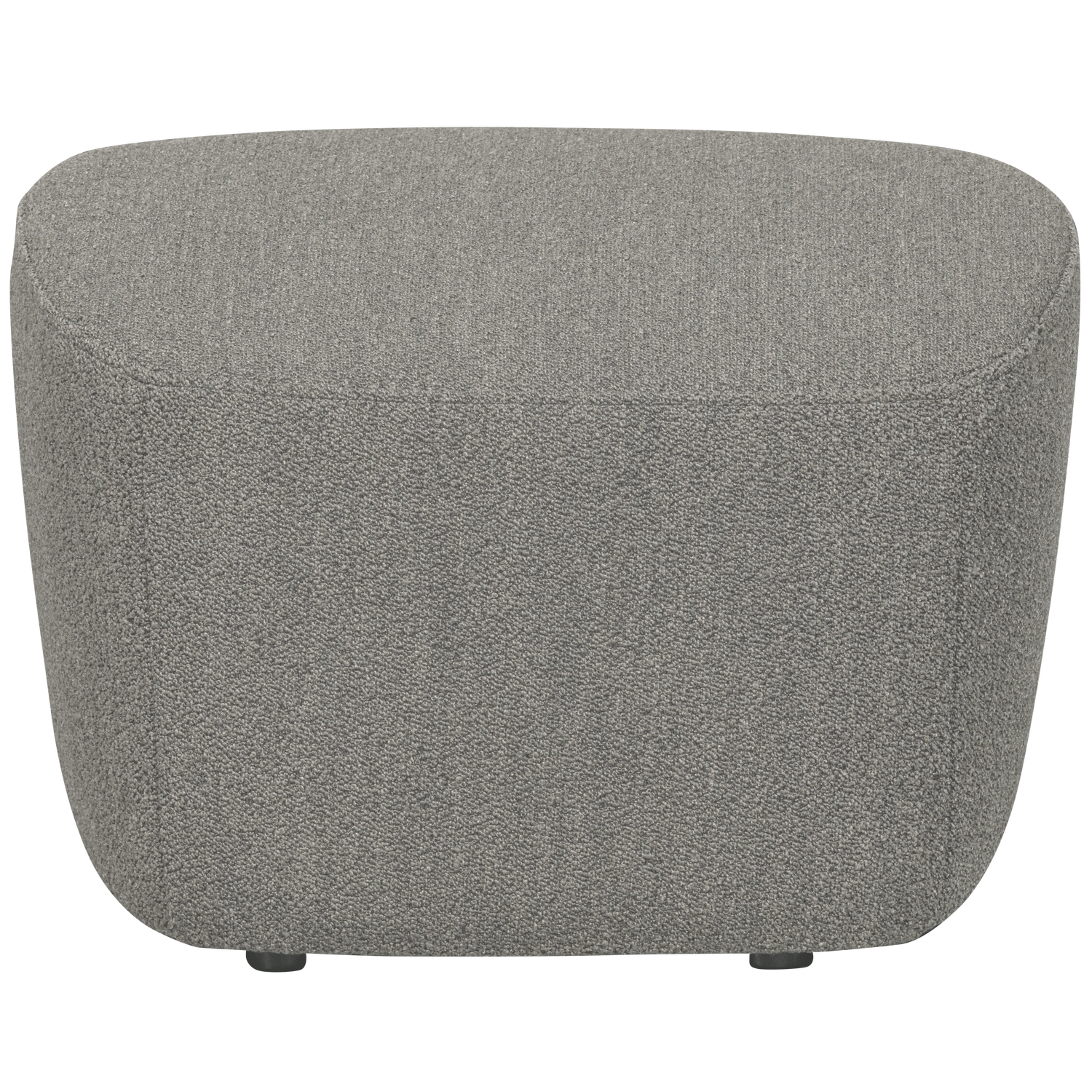 Puff LOFTY grauer Bouclé