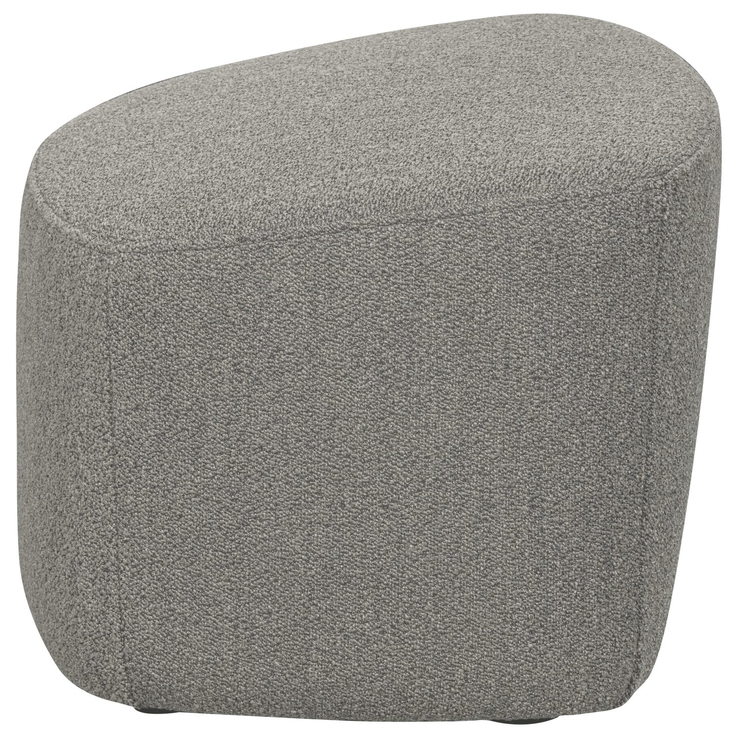 Puff LOFTY grauer Bouclé