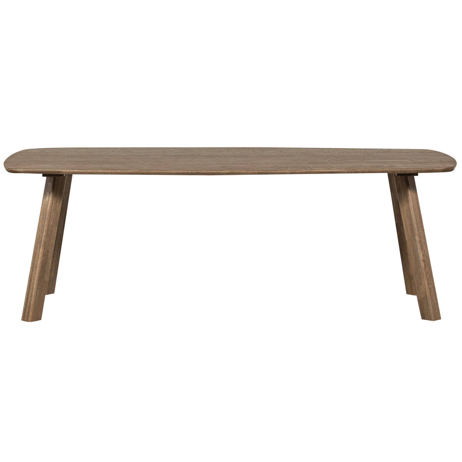 Brown oval table TABLO