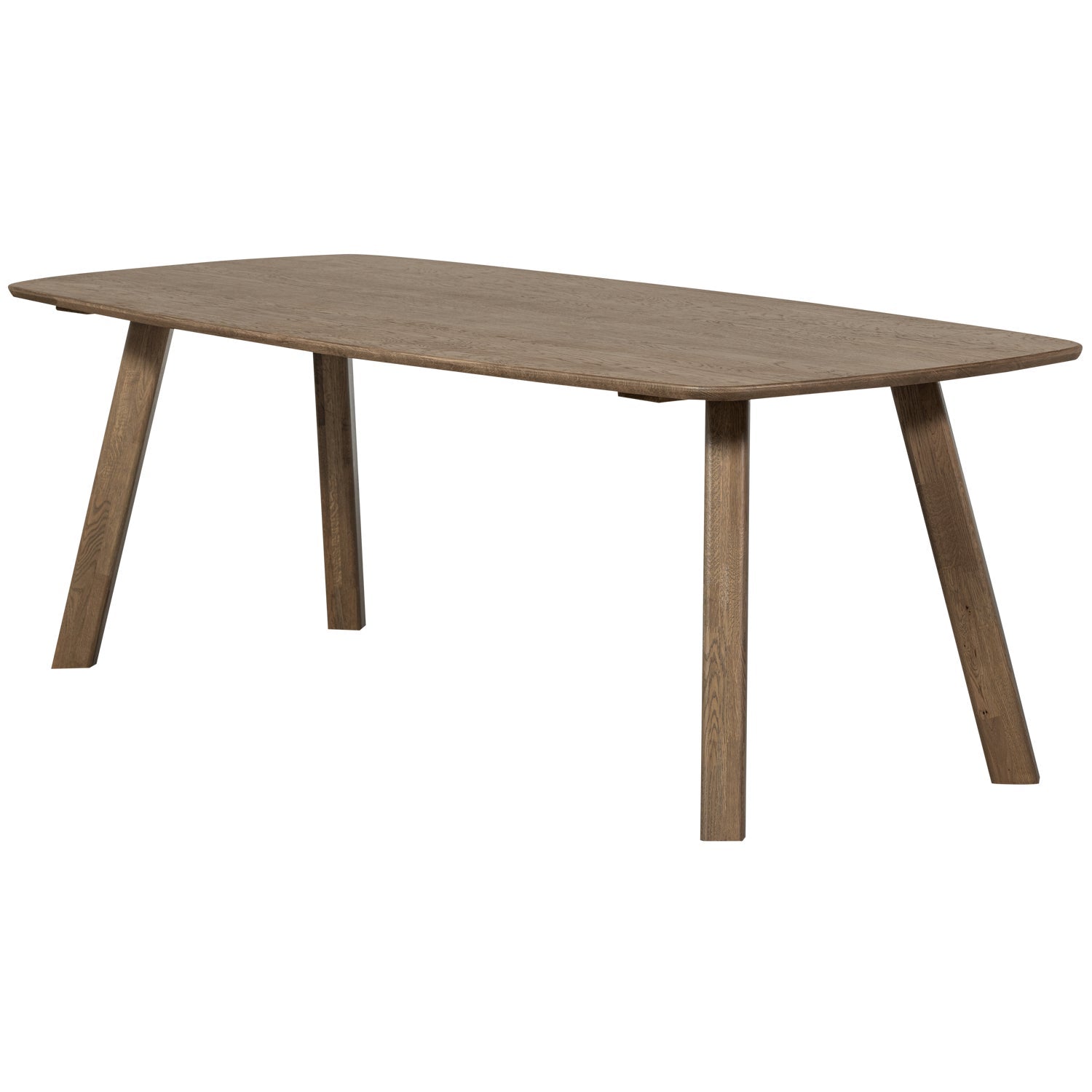 Brown oval table TABLO