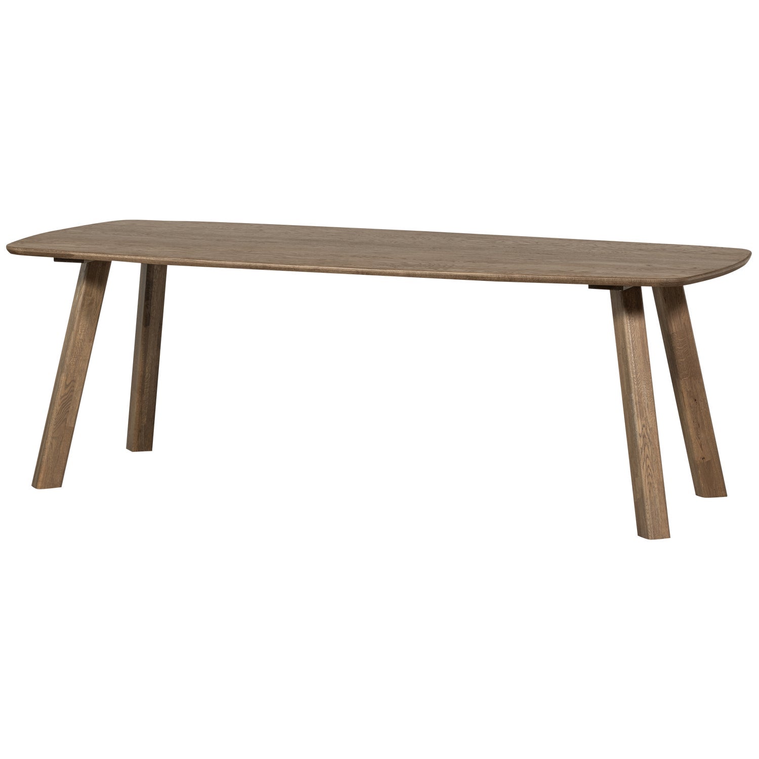 Brown oval table TABLO