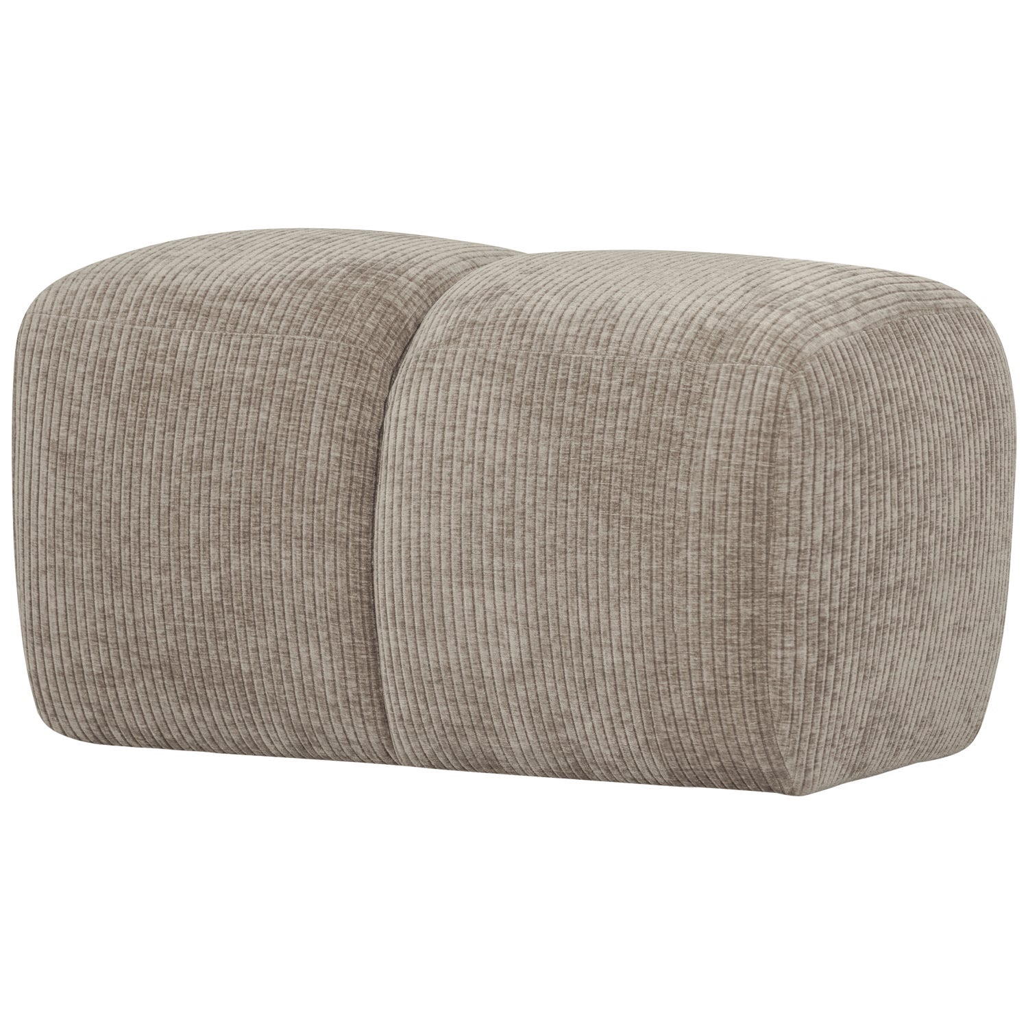 Puff MOJO dunkelsandfarbener Cord