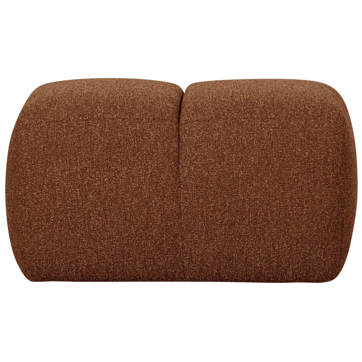 Puff MOJO braunes Bouclé
