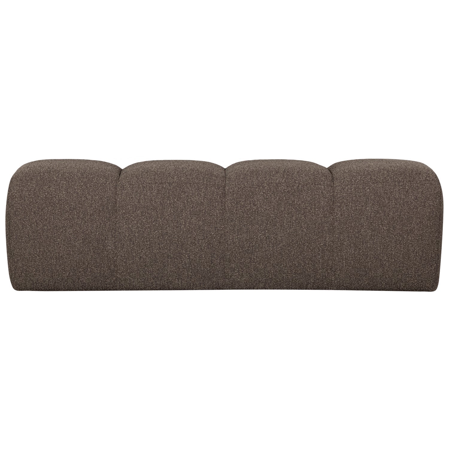 MOJO bench dark brown bouclé