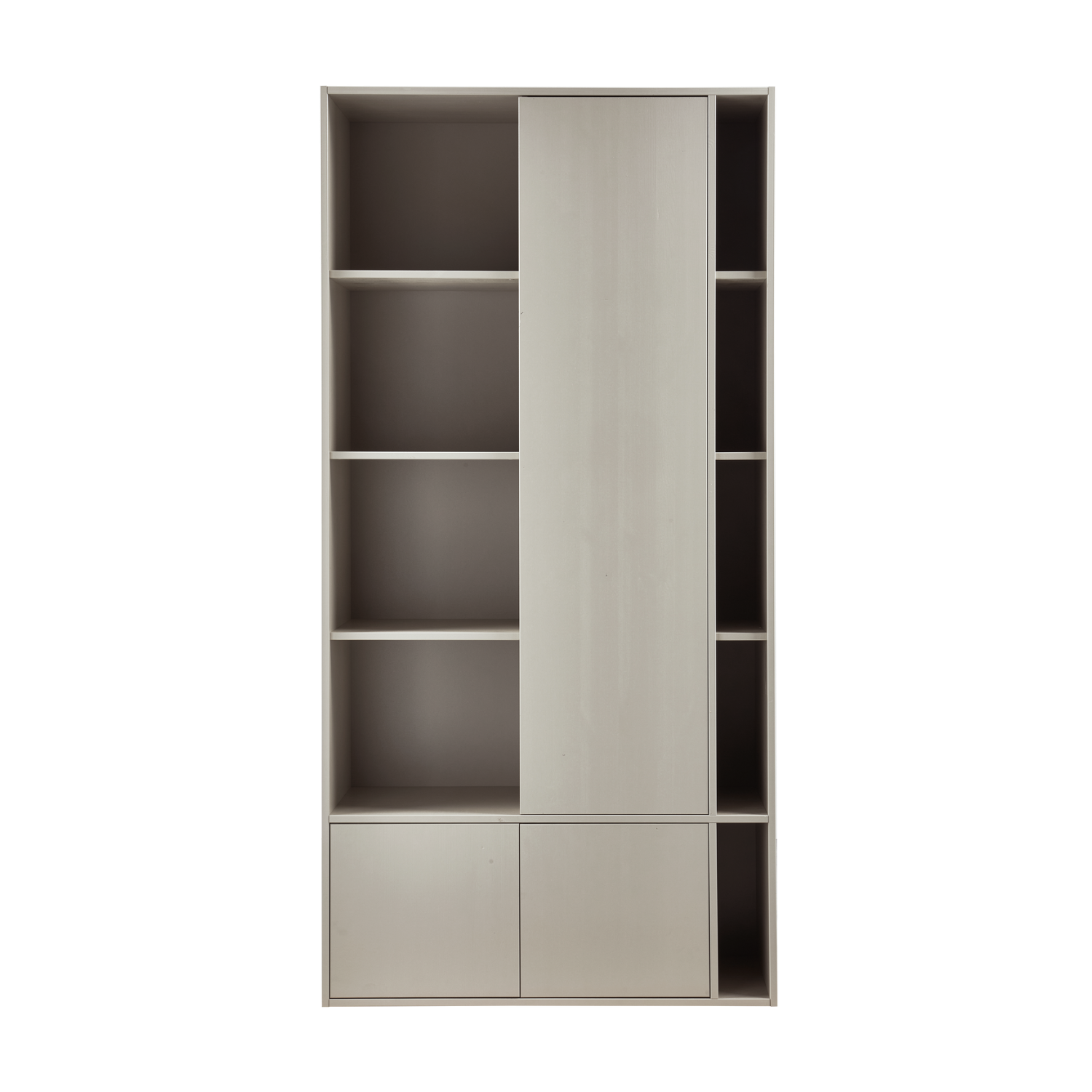 SETTLE wardrobe in gray-beige