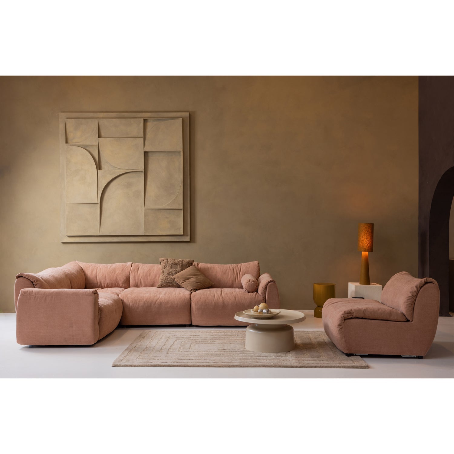 Beistelltisch HEKLA orange